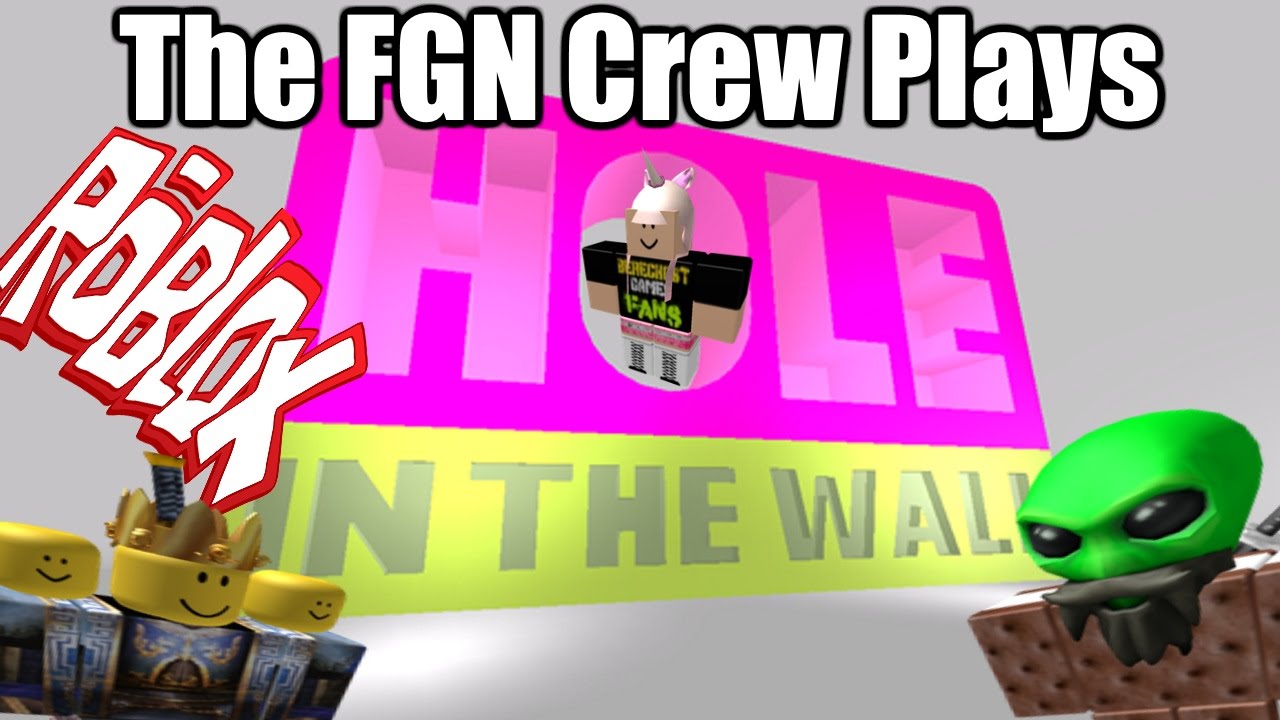 The Fgn Crew Plays Roblox Hole In The Wall Revisited Pc Youtube - bereghost family game night roblox obby