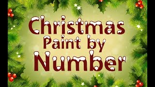Relaxing Christmas Game -- Free Paint by Number Demo screenshot 1