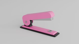 How to Model Stapler
