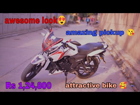 New TVS Apache RTR 160 2V BS6 Detailed Review || White color❤️ || Price😍 || Features ||   RTR 160 😘
