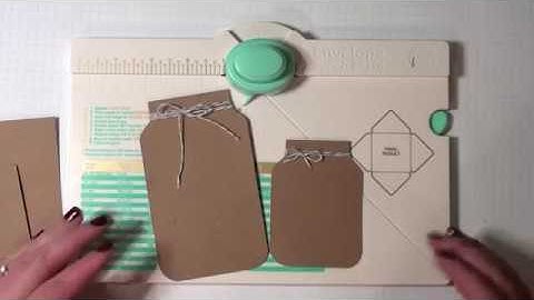 Creative Weekly Wisdom - Tutorials: Mason Jars w/ Envelope Punch Board