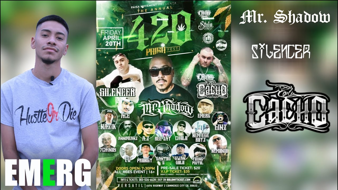 Paisa Fest Mr. Shadow | Silencer | El Cacho | EMERG LIVE In Denver