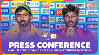 Official Press Conference | Match 17 - TGC vs iDTT | Shriram Capital TNPL 2026