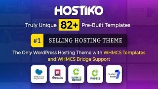 Hostiko WordPress WHMCS Hosting Theme Free Download screenshot 5