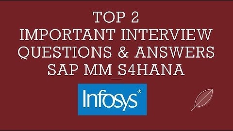 sap mm interview questions and answers for 3 years experience | sap mm interview question and answer