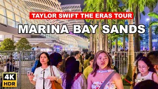 Singapore Marina Bay Sands Taylor Swift The Eras Tour Supporter Crowd