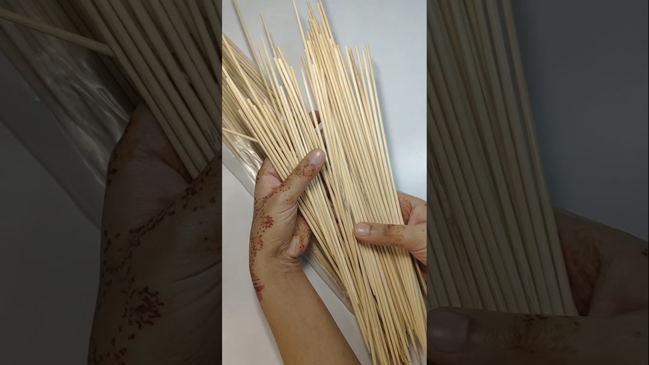 Craft Wooden Sticks unboxing 