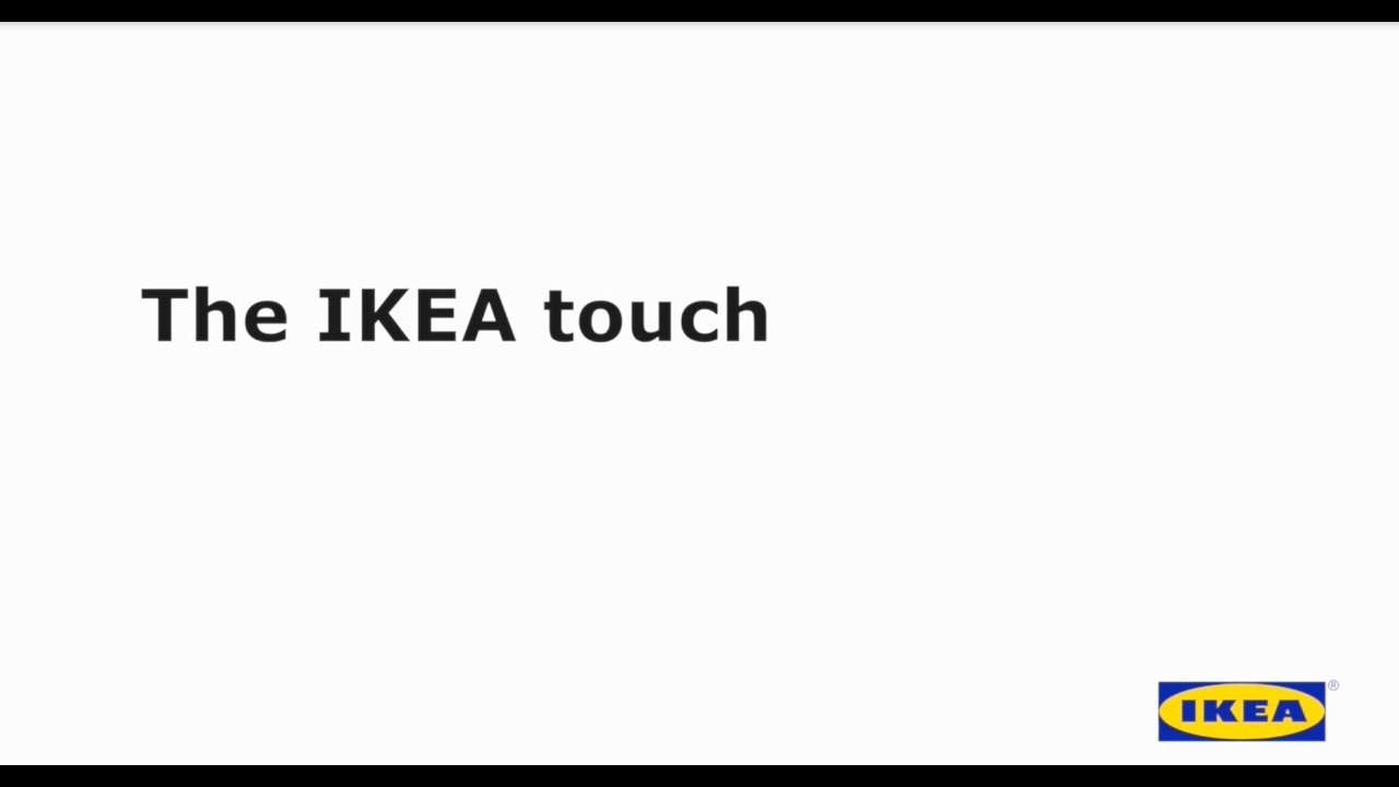 The IKEA touch YouTube