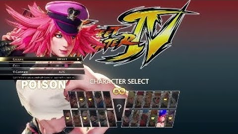 Street Fighter V Arcade Mode (SFIV) | Poison