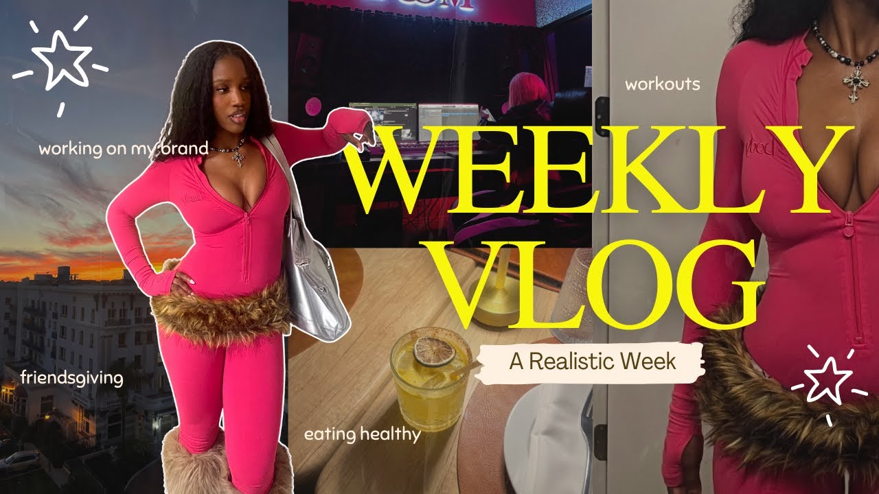 Реалистичная неделя из моей жизни🌟: День благодарения с друзьями, работа над своим брендом, трени...