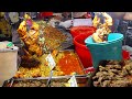 350  tk full chicken jhal muri  most popular jamai muri at palli eidgah math  best street food