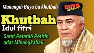  Buya Ristawardi Dt Marajo Sad And Meaningful Eid Sermon sin children