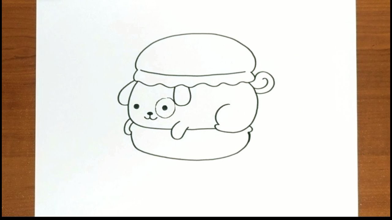 How to Draw CUTE MACARON - YouTube