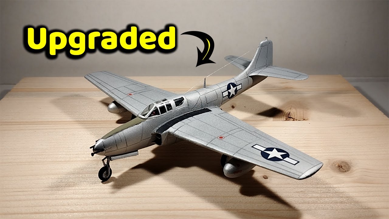Building and Upgrading Bell P-59 Airacomet in 1/72 Scale - Rare Vintage Kit
