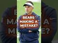 Is THIS A Mistake By The Bears?! #shorts #bears #nfl