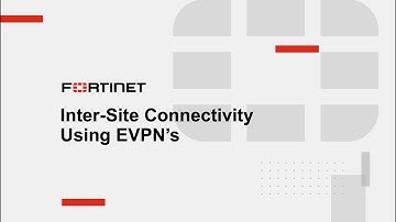 Intersite connectivity using EVPN