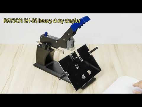 How to use Rayson heavy duty stapler