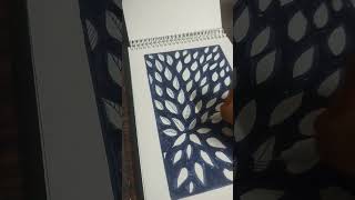 Easy Zentangle Art✨♥️ #beginners #support #drawing #zentangleart#hindi