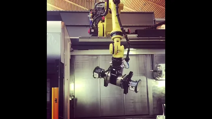 Large CNC machine tending application