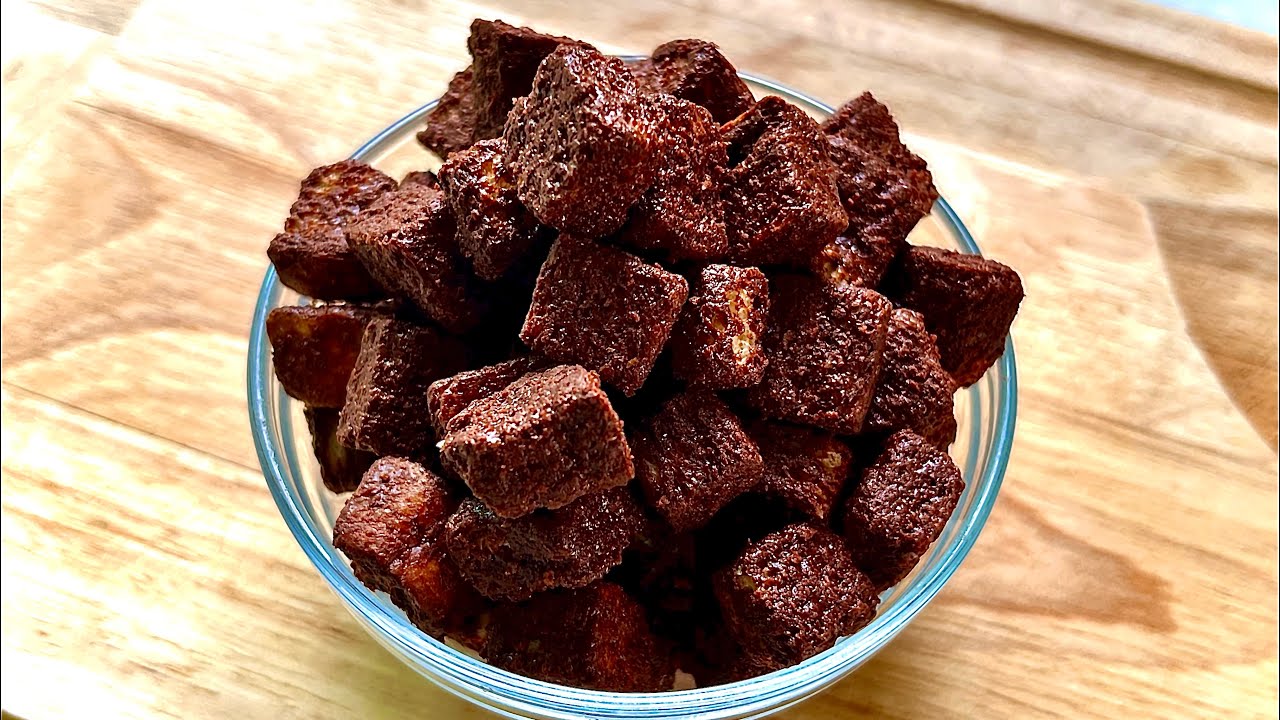 สวนครัวชวนทำ ปังป๊อปช็อคโกแลต จากขนมปังเหลือแข็งๆ | crispy chocolate bread pop |