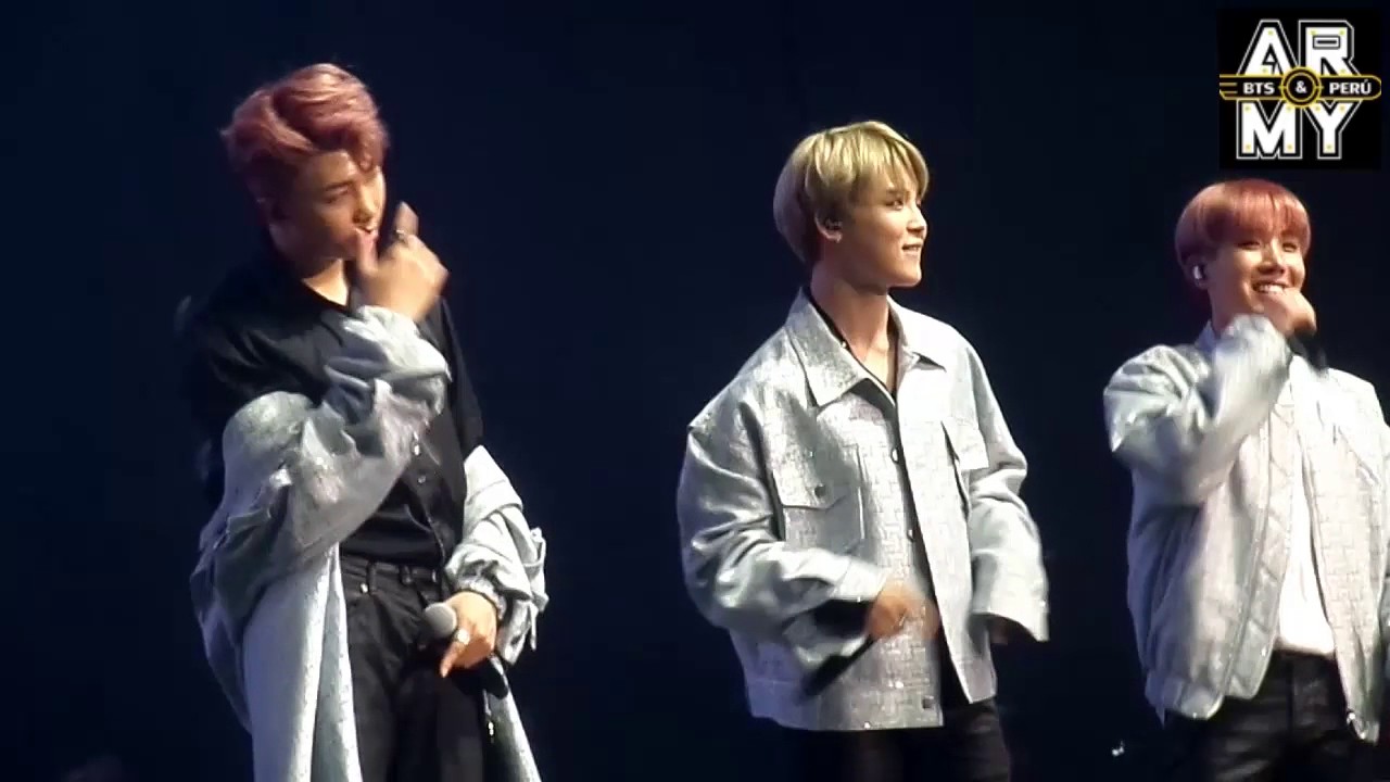 170312 BTS WINGS TOUR CHILE - First Talk