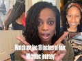 Watch me install micro locs on 18 inches of my daughter's hair.  Follow my daughter's loc journey.