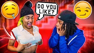 STUFFING MY BRA To See If My Girlfriend Notices!