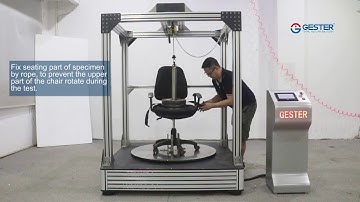 GESTER Chair Swivel and Castors Durability Testing Machine GT-LB07A
