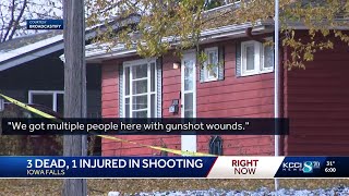 Iowa Falls community shaken after three killed, one hurt in home shooting