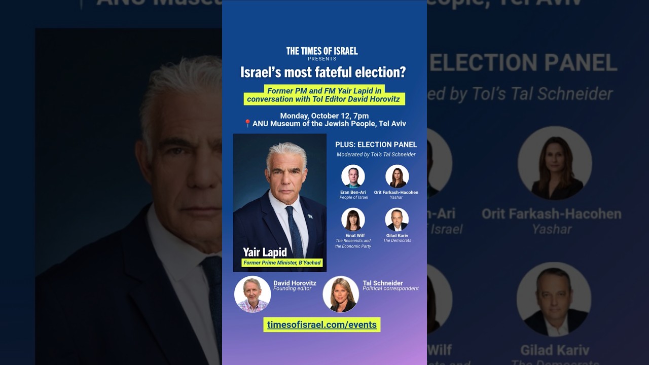 Secure your spot: Israel’s most fateful election?