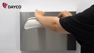DAYCO METAL TOILET SEAT COVER DISPENSER