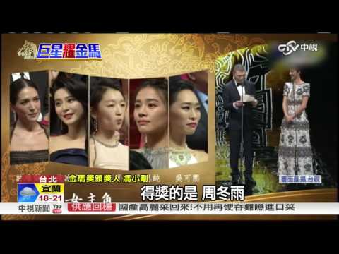 陸片橫掃金馬 網友:以為在看金雞獎│中視新聞 20161127