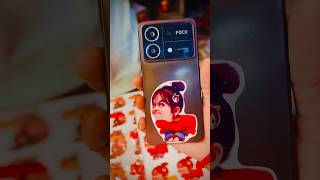 “Sticker bhi attitude wala 😏🔥”PhoneSetup #CuteSticker #Aesthetic #MobilePhotography #DesiVibes