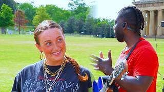 Convincing This Shy Girl To Sing In Public | Livestream Clip