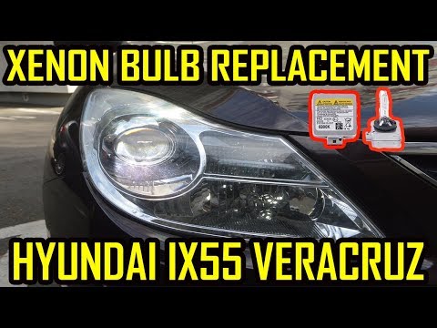 Hyundai Veracruz ix55 Xenon Bulb Replacement