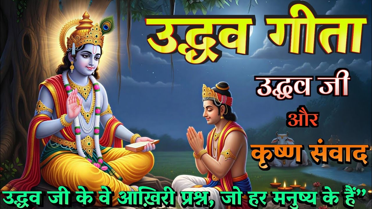 उद्धव जी के वे आख़िरी प्रश्न, जो हर मनुष्य के हैं | उद्धव गीता | कृष्ण संवाद | bhagwat Geeta