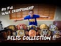 MY FULL WWE CHAMPIONSHIP TITLE BELTS COLLECTION!!