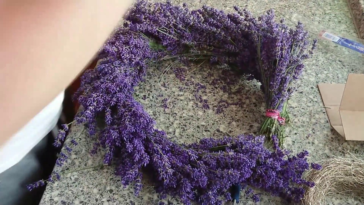 Levanduľový veniec / lavander wreath