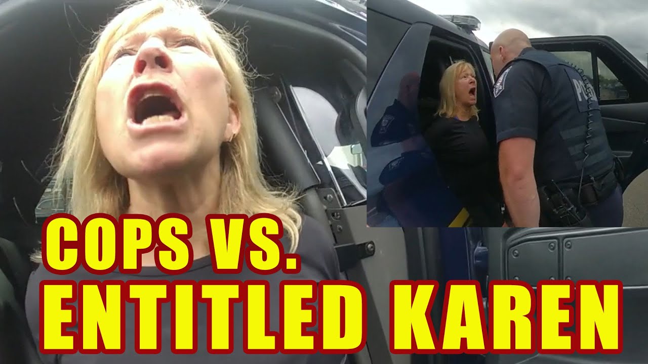 Drunk Entitled Karen Gets Arrested for DUI and Resisting Arrest - YouTube