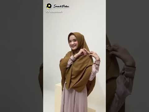 tutorial hijab segiempat syar'i