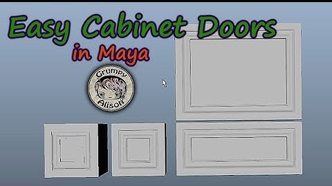 Easy Detailed Cabinets in Maya