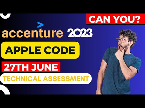 27th June first Slot :- Accenture Assessment test 2023 || Accenture today coding questions & answers