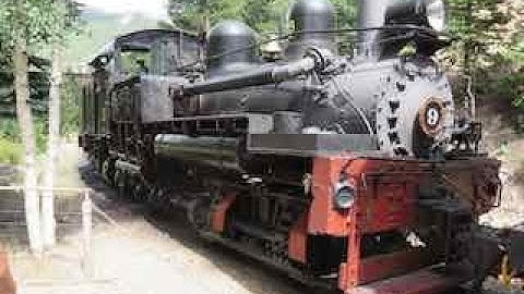 Train ride at the Georgetown Loop Railroad in Colorado.