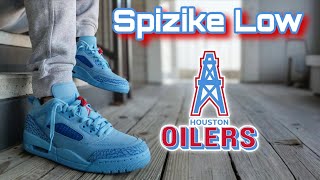Jordan Spizike Low 'Houston Oilers' Sneaker Review & On Feet