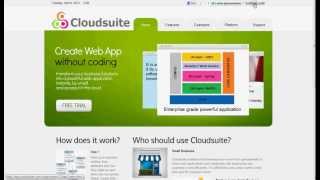 Cloudsuites - instant database web application creation and hosting - NO CODING required