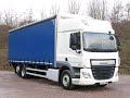 2017 67 DAF CF 330 Spacecab Euro 6 6x2 Rear Lift Curtainsider With Tail Lift FL67VDK