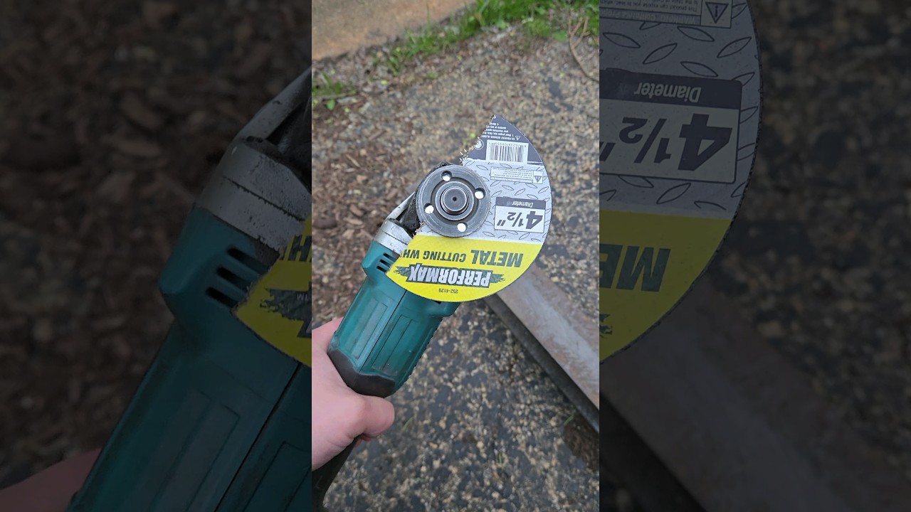 Angle Grinder Close Call