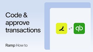 Code & approve transactions - QuickBooks Online + Ramp