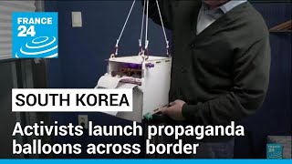 Famous South Korean activists launch propaganda balloons across border • FRANCE 24 English Profile