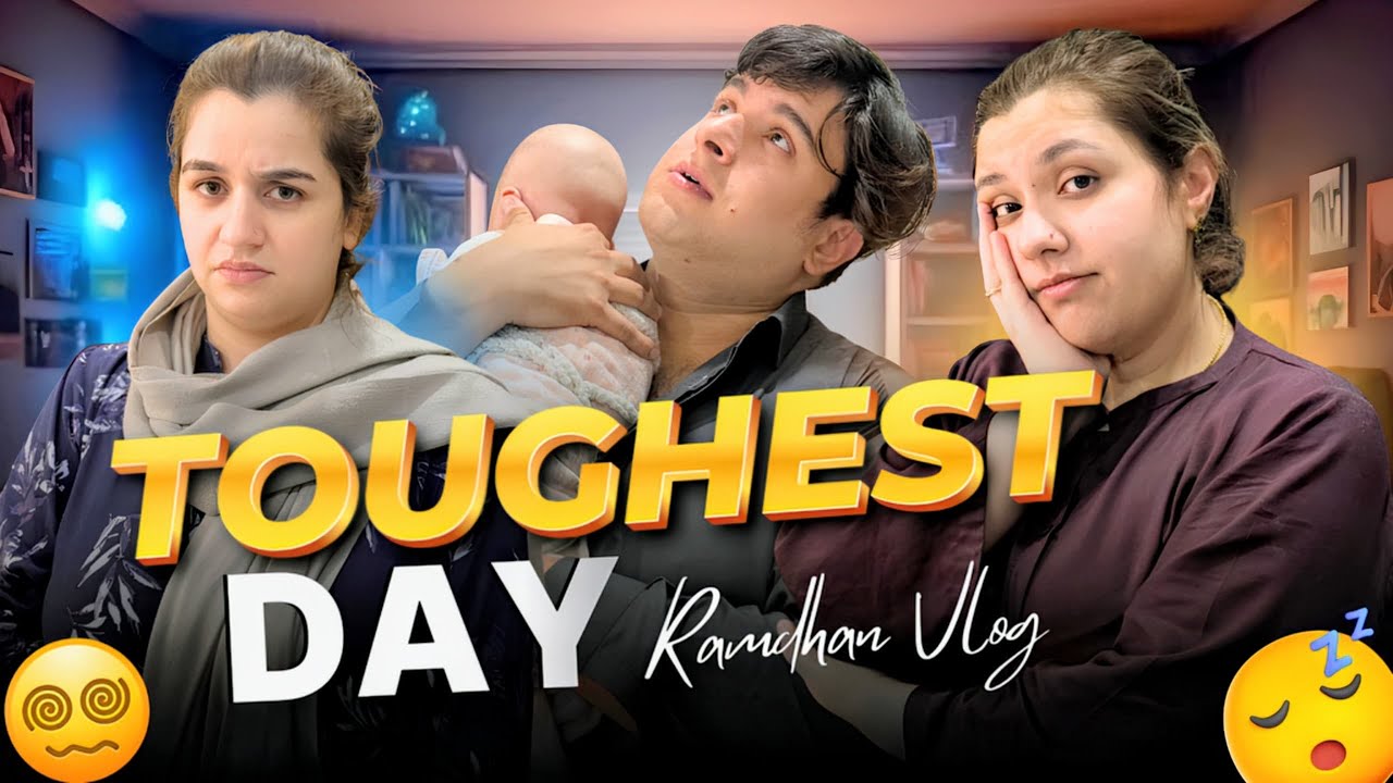Ramadan Ep.8 | Toughest Day as mom 😵‍💫🤒